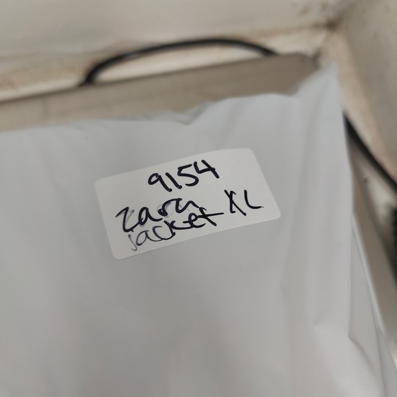 Zara Textured Jacket Womens XL Cream‎ Gold Button Preppy Classic Tweed Holiday - Picture 9 of 9